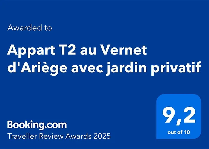 Апартаменты T2 Au Vernet D'ariege Avec Jardin Privatif *